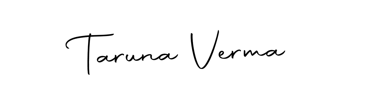 How to make Taruna Verma signature? Autography-DOLnW is a professional autograph style. Create handwritten signature for Taruna Verma name. Taruna Verma signature style 10 images and pictures png