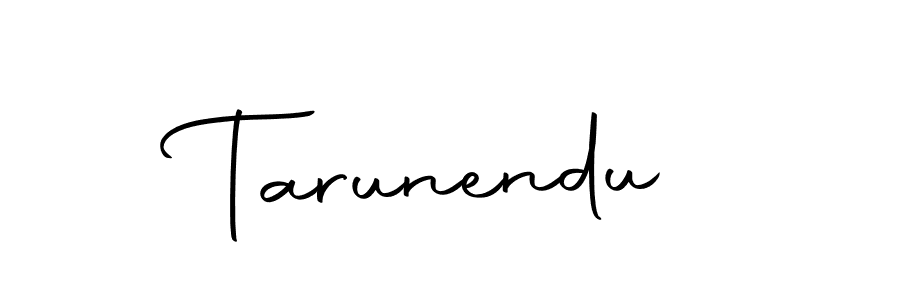 Create a beautiful signature design for name Tarunendu. With this signature (Autography-DOLnW) fonts, you can make a handwritten signature for free. Tarunendu signature style 10 images and pictures png