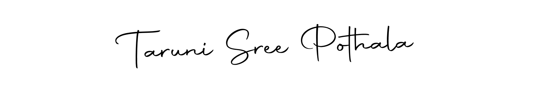 Also we have Taruni Sree Pothala name is the best signature style. Create professional handwritten signature collection using Autography-DOLnW autograph style. Taruni Sree Pothala signature style 10 images and pictures png