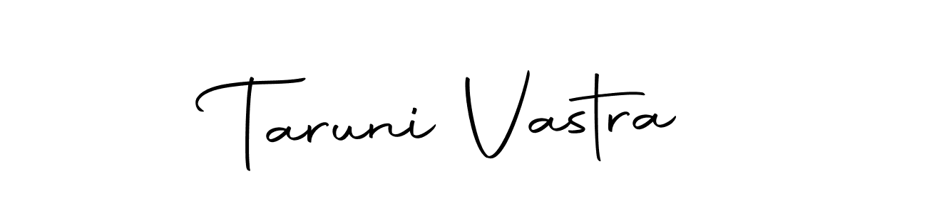 You should practise on your own different ways (Autography-DOLnW) to write your name (Taruni Vastra) in signature. don't let someone else do it for you. Taruni Vastra signature style 10 images and pictures png