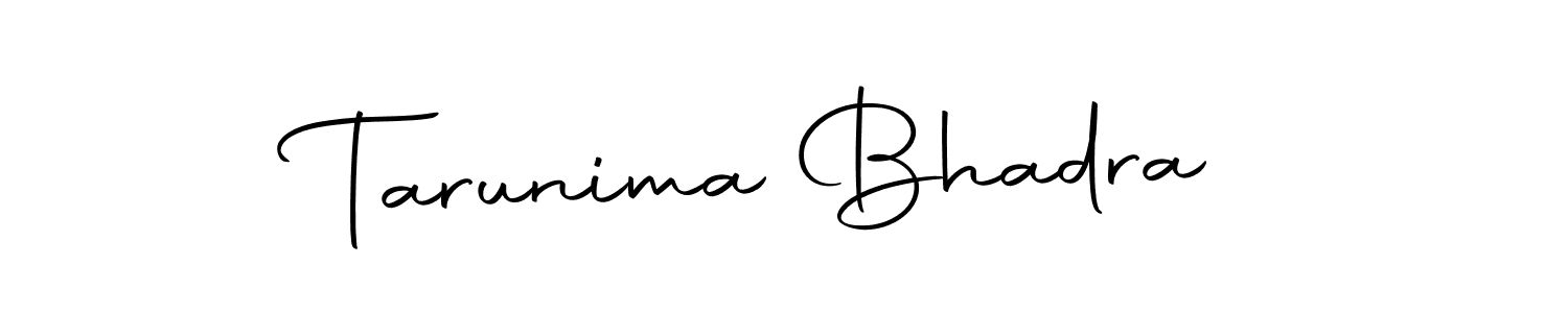 Make a beautiful signature design for name Tarunima Bhadra. Use this online signature maker to create a handwritten signature for free. Tarunima Bhadra signature style 10 images and pictures png