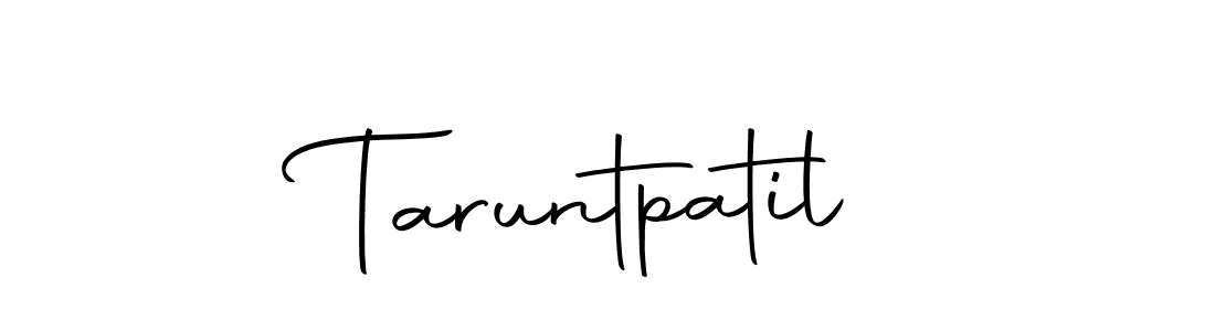 Use a signature maker to create a handwritten signature online. With this signature software, you can design (Autography-DOLnW) your own signature for name Taruntpatil. Taruntpatil signature style 10 images and pictures png