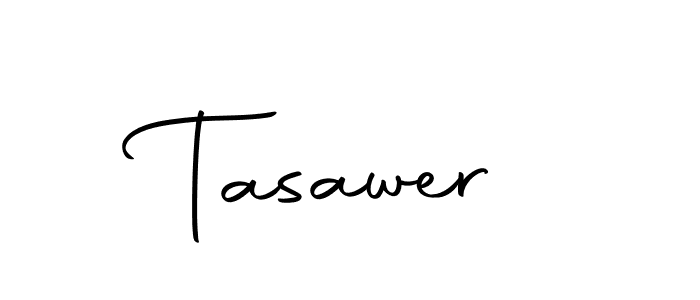 Design your own signature with our free online signature maker. With this signature software, you can create a handwritten (Autography-DOLnW) signature for name Tasawer. Tasawer signature style 10 images and pictures png