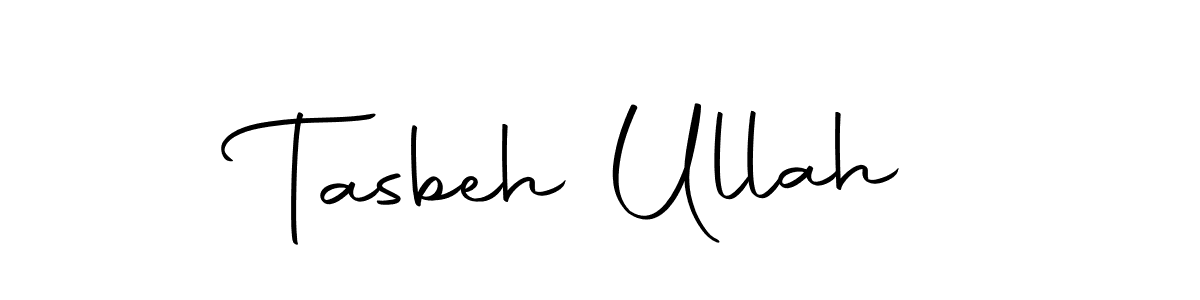 Design your own signature with our free online signature maker. With this signature software, you can create a handwritten (Autography-DOLnW) signature for name Tasbeh Ullah. Tasbeh Ullah signature style 10 images and pictures png