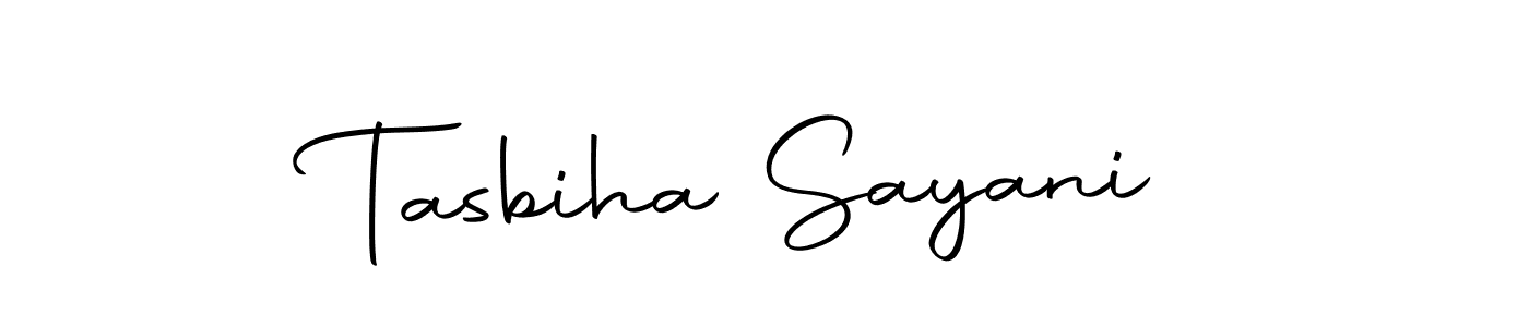 if you are searching for the best signature style for your name Tasbiha Sayani. so please give up your signature search. here we have designed multiple signature styles  using Autography-DOLnW. Tasbiha Sayani signature style 10 images and pictures png