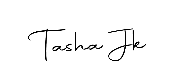 The best way (Autography-DOLnW) to make a short signature is to pick only two or three words in your name. The name Tasha Jk include a total of six letters. For converting this name. Tasha Jk signature style 10 images and pictures png