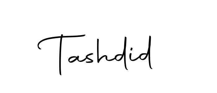 Also we have Tashdid name is the best signature style. Create professional handwritten signature collection using Autography-DOLnW autograph style. Tashdid signature style 10 images and pictures png