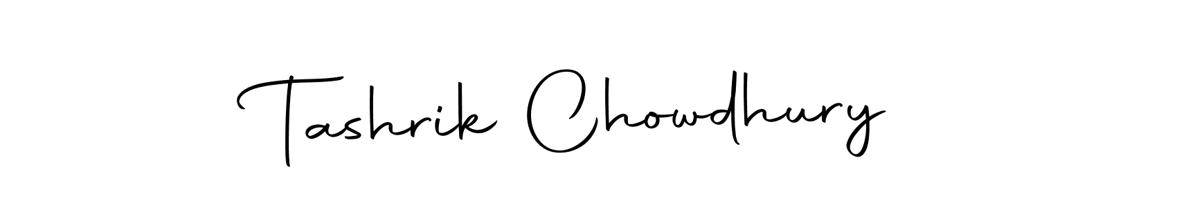 Make a short Tashrik Chowdhury signature style. Manage your documents anywhere anytime using Autography-DOLnW. Create and add eSignatures, submit forms, share and send files easily. Tashrik Chowdhury signature style 10 images and pictures png