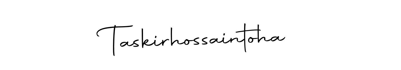 How to Draw Taskirhossaintoha signature style? Autography-DOLnW is a latest design signature styles for name Taskirhossaintoha. Taskirhossaintoha signature style 10 images and pictures png