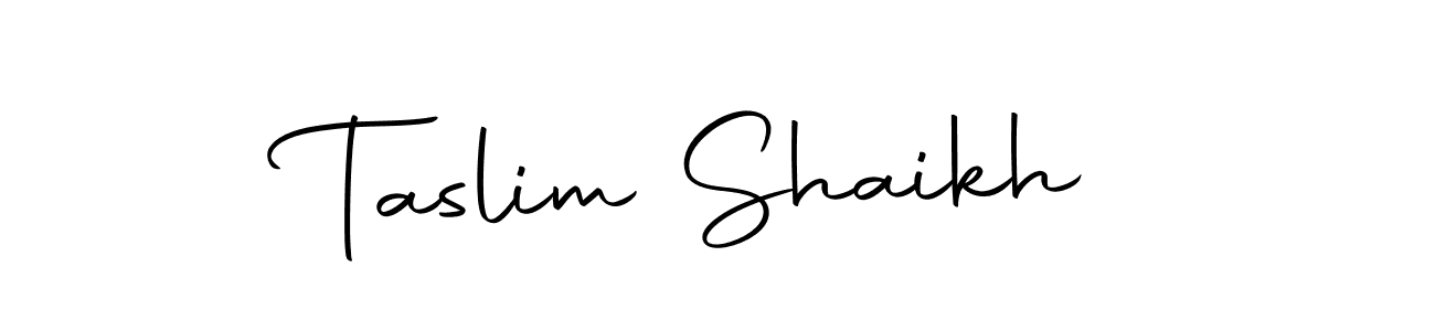 if you are searching for the best signature style for your name Taslim Shaikh. so please give up your signature search. here we have designed multiple signature styles  using Autography-DOLnW. Taslim Shaikh signature style 10 images and pictures png
