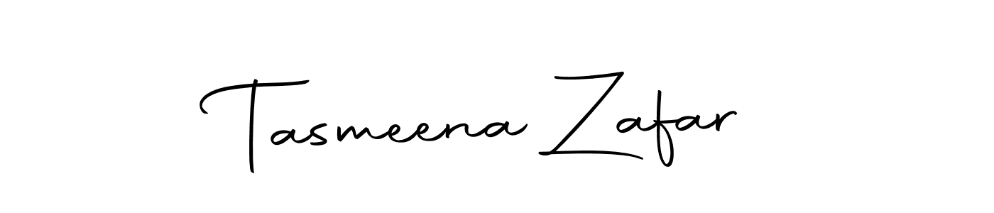 Use a signature maker to create a handwritten signature online. With this signature software, you can design (Autography-DOLnW) your own signature for name Tasmeena Zafar. Tasmeena Zafar signature style 10 images and pictures png