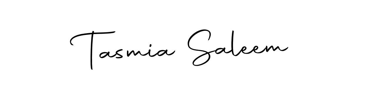 Make a short Tasmia Saleem signature style. Manage your documents anywhere anytime using Autography-DOLnW. Create and add eSignatures, submit forms, share and send files easily. Tasmia Saleem signature style 10 images and pictures png