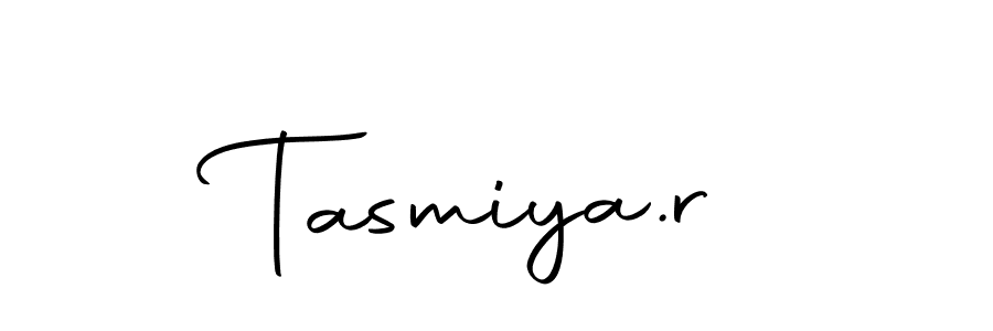 Autography-DOLnW is a professional signature style that is perfect for those who want to add a touch of class to their signature. It is also a great choice for those who want to make their signature more unique. Get Tasmiya.r name to fancy signature for free. Tasmiya.r signature style 10 images and pictures png