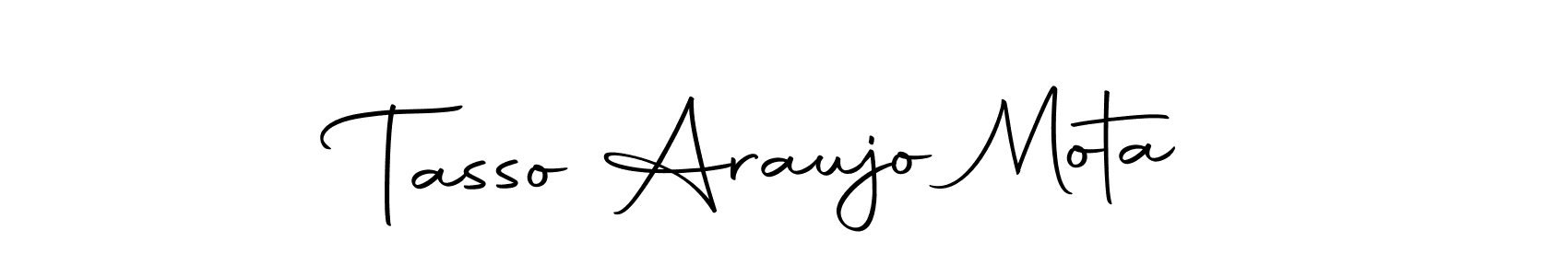 The best way (Autography-DOLnW) to make a short signature is to pick only two or three words in your name. The name Tasso Araujo Mota include a total of six letters. For converting this name. Tasso Araujo Mota signature style 10 images and pictures png