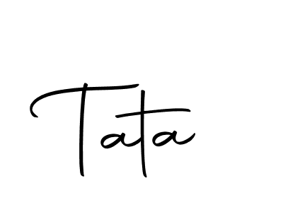 The best way (Autography-DOLnW) to make a short signature is to pick only two or three words in your name. The name Tata include a total of six letters. For converting this name. Tata signature style 10 images and pictures png