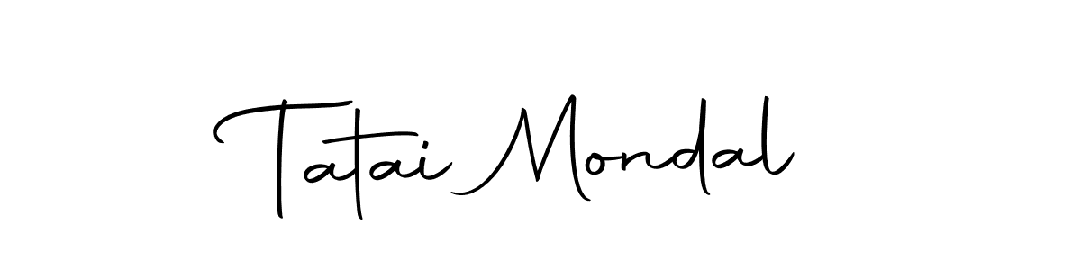 Make a beautiful signature design for name Tatai Mondal. Use this online signature maker to create a handwritten signature for free. Tatai Mondal signature style 10 images and pictures png