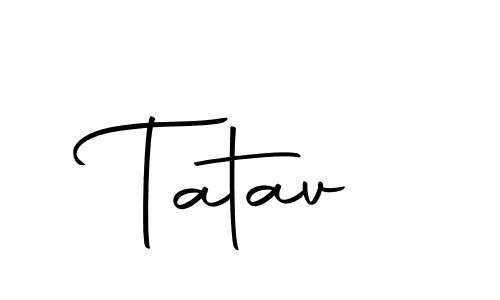 Use a signature maker to create a handwritten signature online. With this signature software, you can design (Autography-DOLnW) your own signature for name Tatav. Tatav signature style 10 images and pictures png