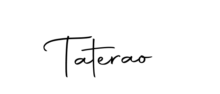 You should practise on your own different ways (Autography-DOLnW) to write your name (Taterao) in signature. don't let someone else do it for you. Taterao signature style 10 images and pictures png