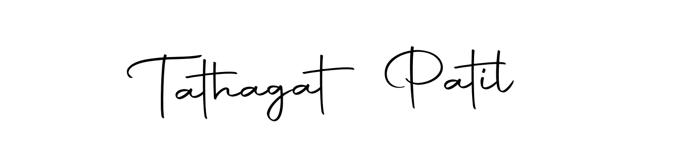 Design your own signature with our free online signature maker. With this signature software, you can create a handwritten (Autography-DOLnW) signature for name Tathagat Patil. Tathagat Patil signature style 10 images and pictures png