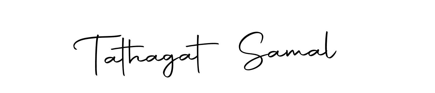 Design your own signature with our free online signature maker. With this signature software, you can create a handwritten (Autography-DOLnW) signature for name Tathagat Samal. Tathagat Samal signature style 10 images and pictures png