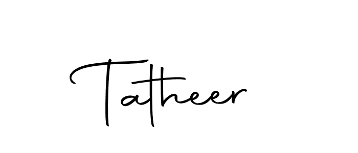 Make a beautiful signature design for name Tatheer. Use this online signature maker to create a handwritten signature for free. Tatheer signature style 10 images and pictures png