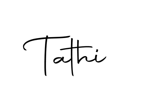 The best way (Autography-DOLnW) to make a short signature is to pick only two or three words in your name. The name Tathi include a total of six letters. For converting this name. Tathi signature style 10 images and pictures png