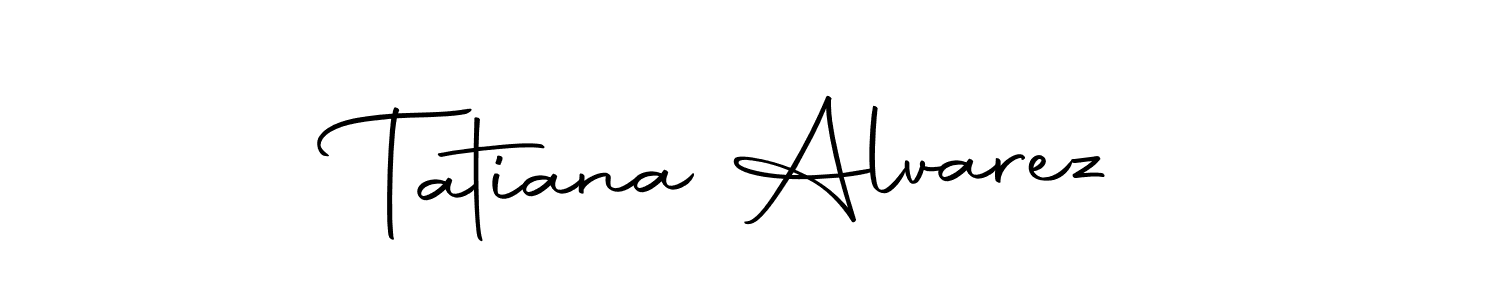 Use a signature maker to create a handwritten signature online. With this signature software, you can design (Autography-DOLnW) your own signature for name Tatiana Alvarez. Tatiana Alvarez signature style 10 images and pictures png