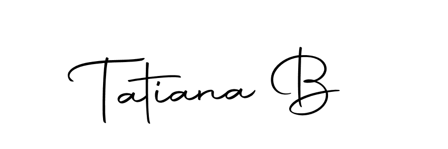 Also You can easily find your signature by using the search form. We will create Tatiana B name handwritten signature images for you free of cost using Autography-DOLnW sign style. Tatiana B signature style 10 images and pictures png