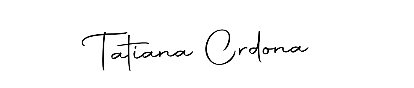 Make a beautiful signature design for name Tatiana Crdona. With this signature (Autography-DOLnW) style, you can create a handwritten signature for free. Tatiana Crdona signature style 10 images and pictures png