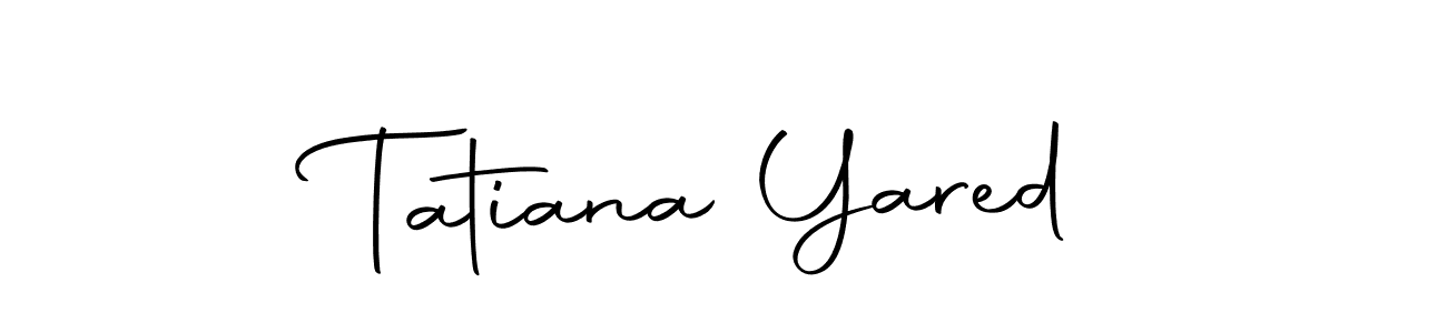 Also You can easily find your signature by using the search form. We will create Tatiana Yared name handwritten signature images for you free of cost using Autography-DOLnW sign style. Tatiana Yared signature style 10 images and pictures png