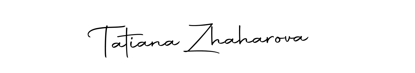 Create a beautiful signature design for name Tatiana Zhaharova. With this signature (Autography-DOLnW) fonts, you can make a handwritten signature for free. Tatiana Zhaharova signature style 10 images and pictures png