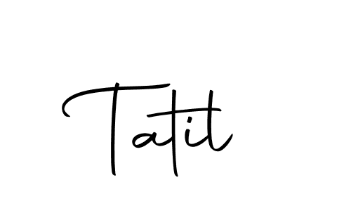 Also You can easily find your signature by using the search form. We will create Tatil name handwritten signature images for you free of cost using Autography-DOLnW sign style. Tatil signature style 10 images and pictures png