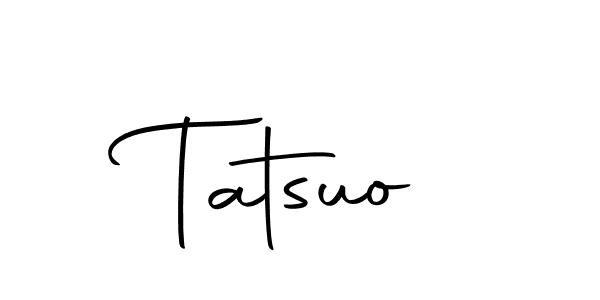 Design your own signature with our free online signature maker. With this signature software, you can create a handwritten (Autography-DOLnW) signature for name Tatsuo. Tatsuo signature style 10 images and pictures png