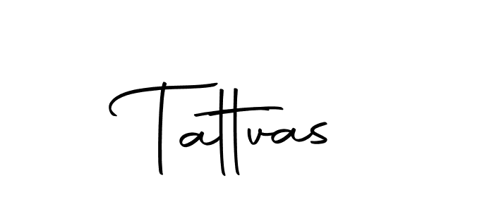 Design your own signature with our free online signature maker. With this signature software, you can create a handwritten (Autography-DOLnW) signature for name Tattvas. Tattvas signature style 10 images and pictures png