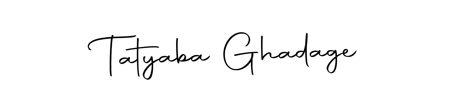 Once you've used our free online signature maker to create your best signature Autography-DOLnW style, it's time to enjoy all of the benefits that Tatyaba Ghadage name signing documents. Tatyaba Ghadage signature style 10 images and pictures png