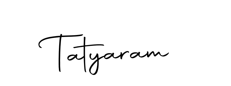 Create a beautiful signature design for name Tatyaram. With this signature (Autography-DOLnW) fonts, you can make a handwritten signature for free. Tatyaram signature style 10 images and pictures png