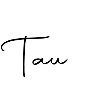 Make a beautiful signature design for name Tau. With this signature (Autography-DOLnW) style, you can create a handwritten signature for free. Tau signature style 10 images and pictures png