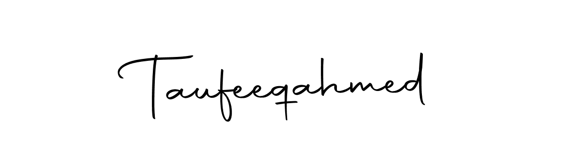 How to make Taufeeqahmed signature? Autography-DOLnW is a professional autograph style. Create handwritten signature for Taufeeqahmed name. Taufeeqahmed signature style 10 images and pictures png