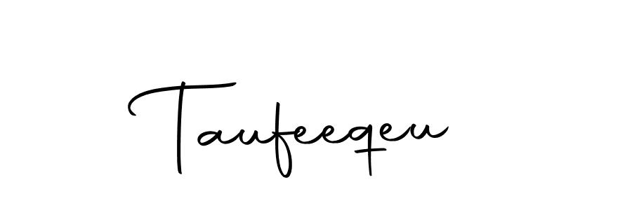 Make a beautiful signature design for name Taufeeqeu. With this signature (Autography-DOLnW) style, you can create a handwritten signature for free. Taufeeqeu signature style 10 images and pictures png