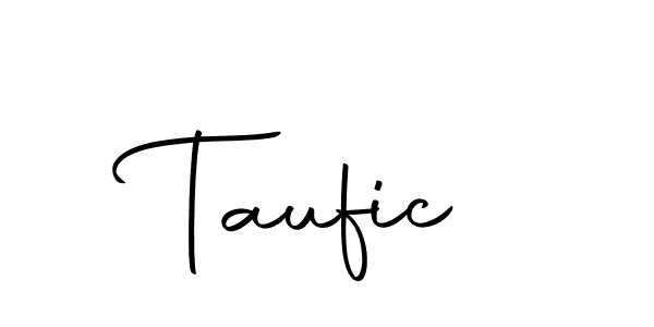 You should practise on your own different ways (Autography-DOLnW) to write your name (Taufic) in signature. don't let someone else do it for you. Taufic signature style 10 images and pictures png