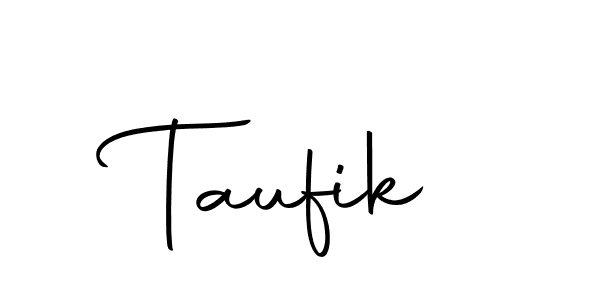 The best way (Autography-DOLnW) to make a short signature is to pick only two or three words in your name. The name Taufik include a total of six letters. For converting this name. Taufik signature style 10 images and pictures png