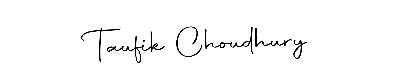 Design your own signature with our free online signature maker. With this signature software, you can create a handwritten (Autography-DOLnW) signature for name Taufik Choudhury. Taufik Choudhury signature style 10 images and pictures png