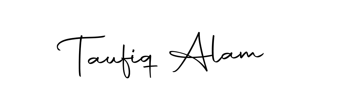 You should practise on your own different ways (Autography-DOLnW) to write your name (Taufiq Alam) in signature. don't let someone else do it for you. Taufiq Alam signature style 10 images and pictures png