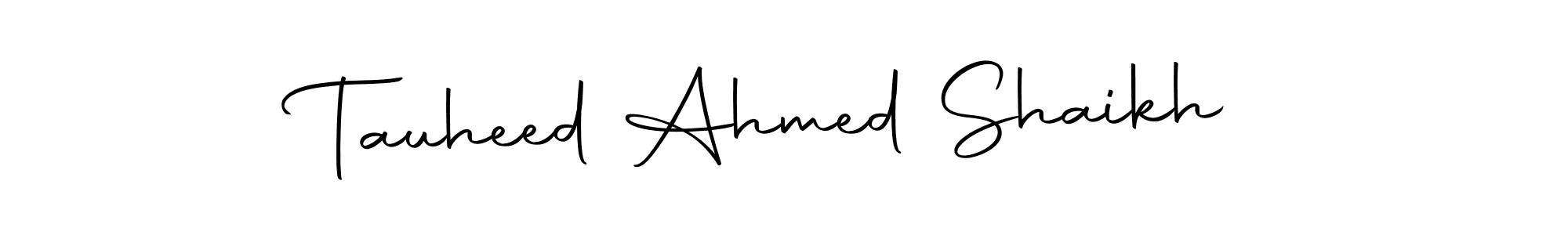 Also You can easily find your signature by using the search form. We will create Tauheed Ahmed Shaikh name handwritten signature images for you free of cost using Autography-DOLnW sign style. Tauheed Ahmed Shaikh signature style 10 images and pictures png