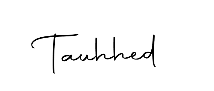 How to make Tauhhed signature? Autography-DOLnW is a professional autograph style. Create handwritten signature for Tauhhed name. Tauhhed signature style 10 images and pictures png