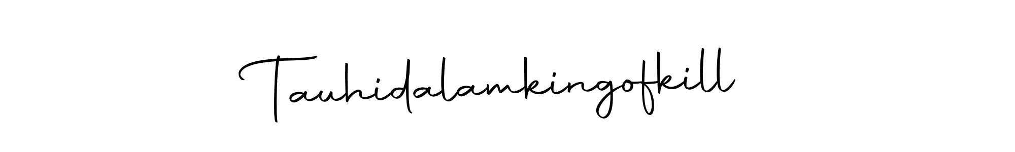 Autography-DOLnW is a professional signature style that is perfect for those who want to add a touch of class to their signature. It is also a great choice for those who want to make their signature more unique. Get Tauhidalamkingofkill name to fancy signature for free. Tauhidalamkingofkill signature style 10 images and pictures png