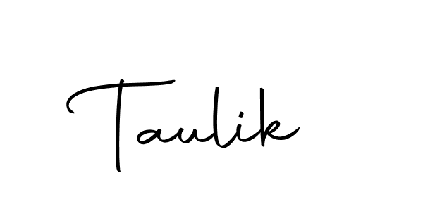 Make a beautiful signature design for name Taulik. With this signature (Autography-DOLnW) style, you can create a handwritten signature for free. Taulik signature style 10 images and pictures png