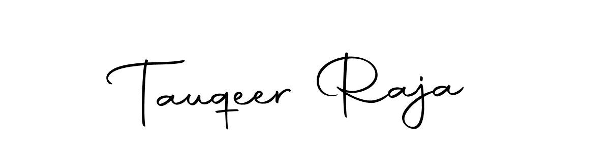 Design your own signature with our free online signature maker. With this signature software, you can create a handwritten (Autography-DOLnW) signature for name Tauqeer Raja. Tauqeer Raja signature style 10 images and pictures png