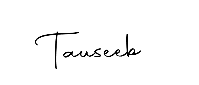 Tauseeb stylish signature style. Best Handwritten Sign (Autography-DOLnW) for my name. Handwritten Signature Collection Ideas for my name Tauseeb. Tauseeb signature style 10 images and pictures png