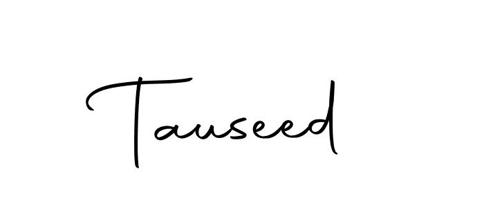 Design your own signature with our free online signature maker. With this signature software, you can create a handwritten (Autography-DOLnW) signature for name Tauseed. Tauseed signature style 10 images and pictures png